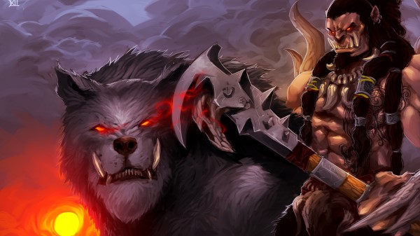 Axe Orc Warcraft Warrior Wolf Dl wallpaper