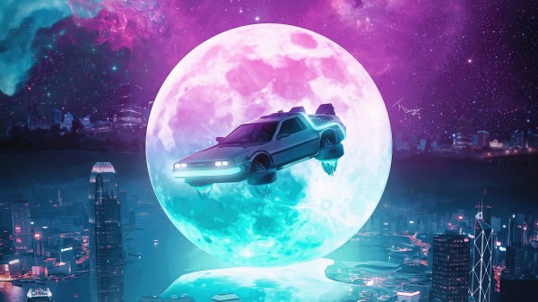 Back To The Future Delorean Poster 4k Hz wallpaper