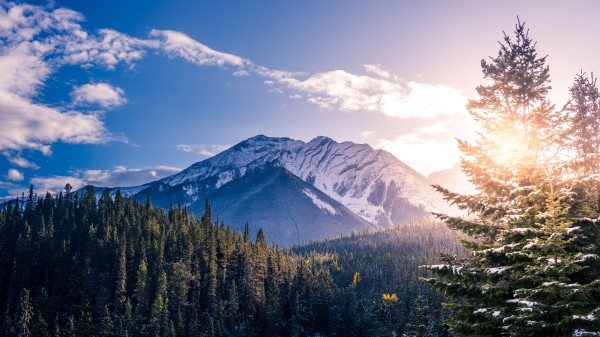Banff Canada Landscape 4k 8p wallpaper