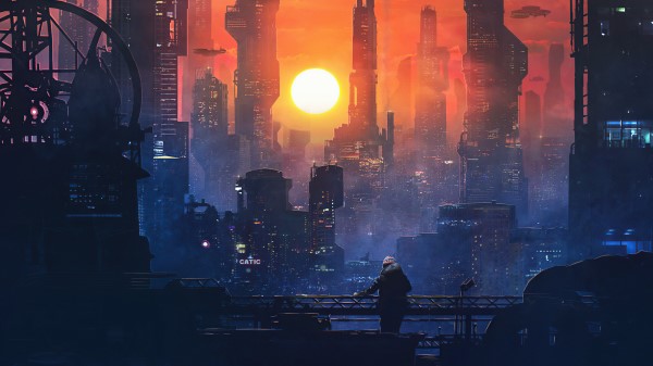 Barcelona Smoke And Neons The End 4k wallpaper