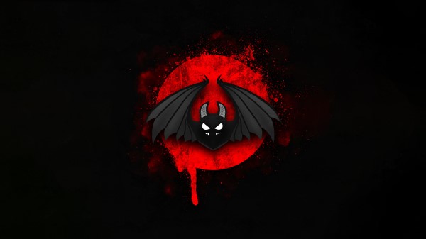 Bat Bird Minimal Red Black 4k Bu wallpaper