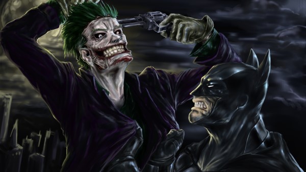 Batman And Joker 4k U5 wallpaper