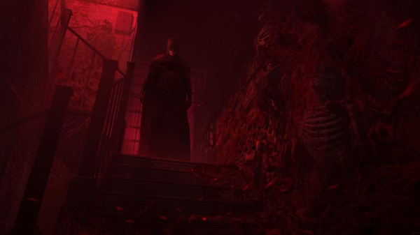 Batman Darkest Night Stairway 4k Lj wallpaper