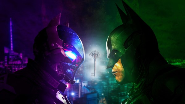 Batman Vs Batman Knight 4k E8 wallpaper