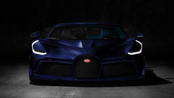 Blue Bugatti Divo wallpaper