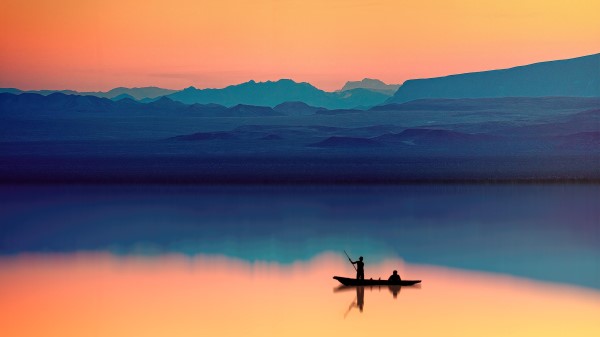 Boat Backlit Evening Sail 4k 9z wallpaper