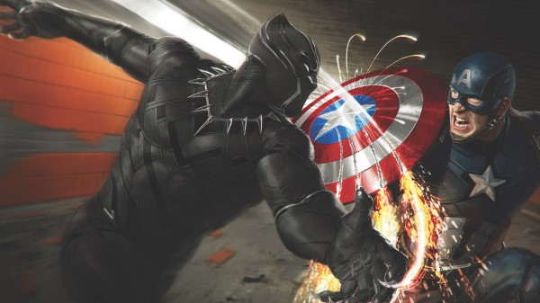 Captain America Vs Black Panther wallpaper