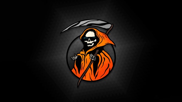 Cool Grim Reaper Minimal 4k S7 wallpaper