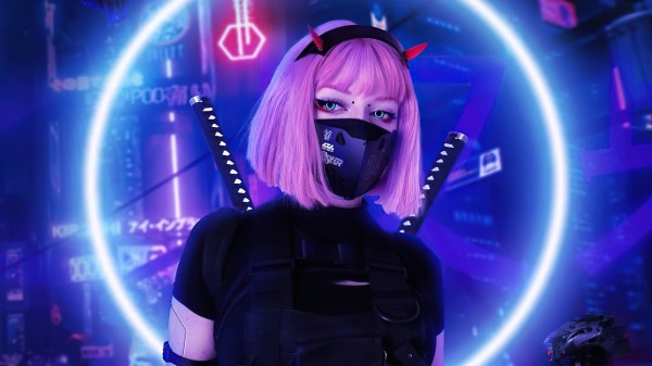 Cyber Genetic Girl 4k wallpaper