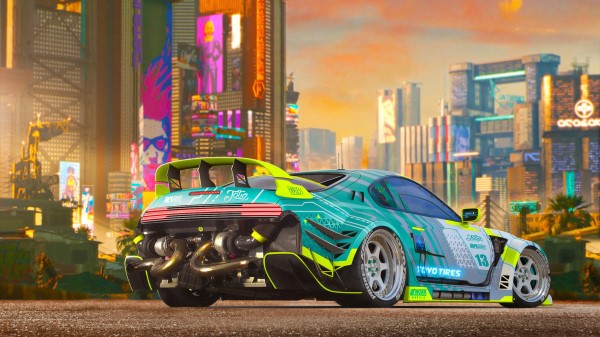 Cyberpunk Car 4k Me wallpaper