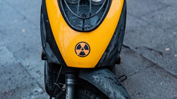 Moped Scooter Yellow Wallpaper