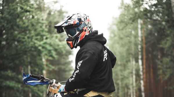 Motorcycle Motorcyclist Helmet Pc Wallpaper