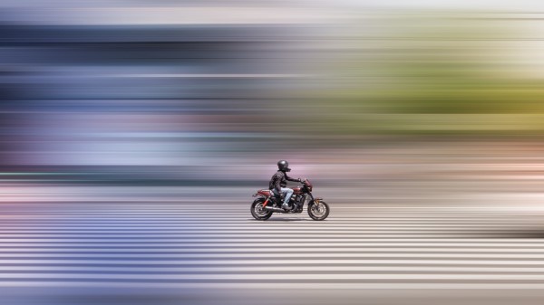 Motorcycle Motorcyclist Movement Wallpaper
