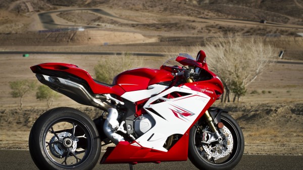 Mv Agusta F4 Motorcycle Side Red Wallpaper