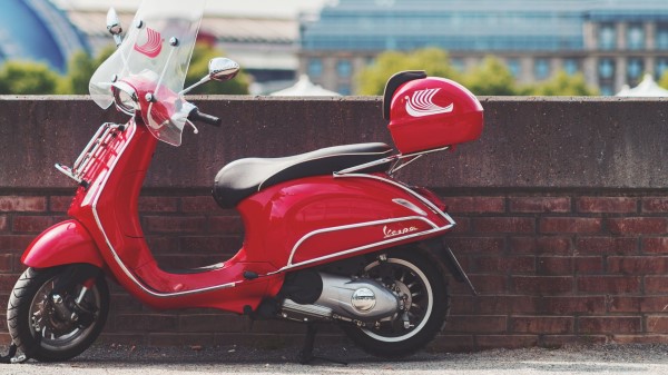 Scooter Red Transport Wallpaper