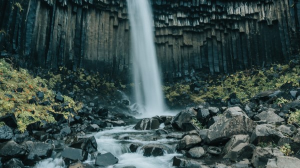 Waterfall Cliff River wallpaper