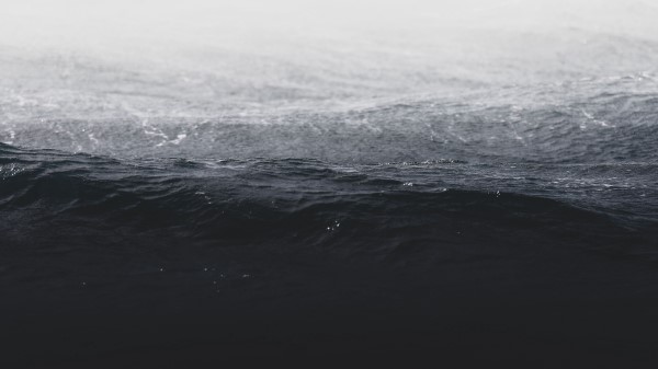 Waves Water Bw Wallpaper