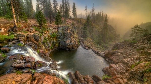 Webber Falls In California Wallpaper