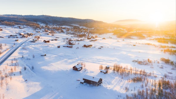 Winter Snow Sunshine Wallpaper