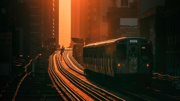 Train Railway Buildings Wallpaper