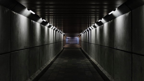 Tunnel Corridor Dark Image Wallpaper