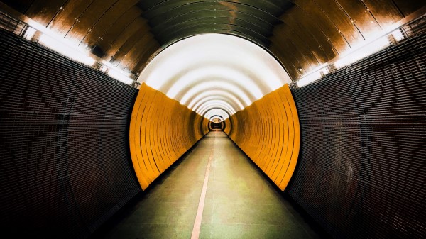 Tunnel Light Backlight Wallpaper