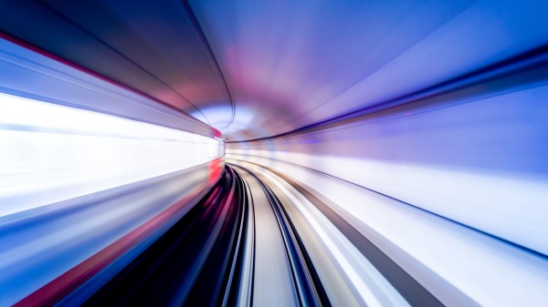 Tunnel Turn Speed Wallpaper