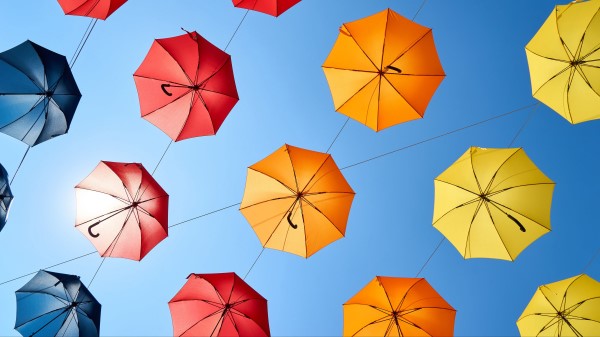 Umbrellas Umbrella Colorful Wallpaper