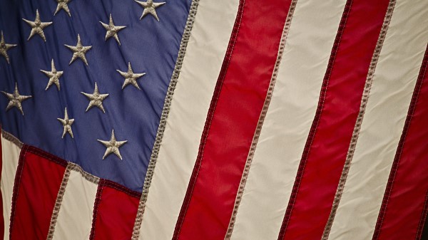 USA Flag Texture Wallpaper