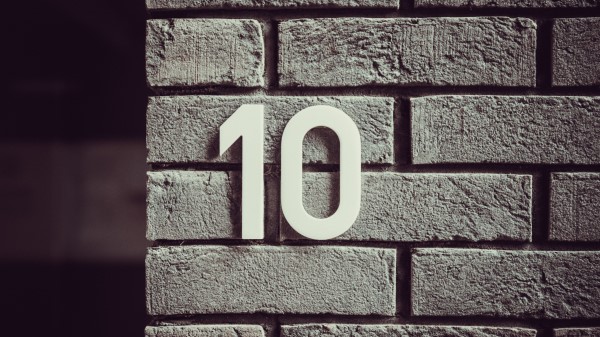 Wall Number Brick Number Wallpaper
