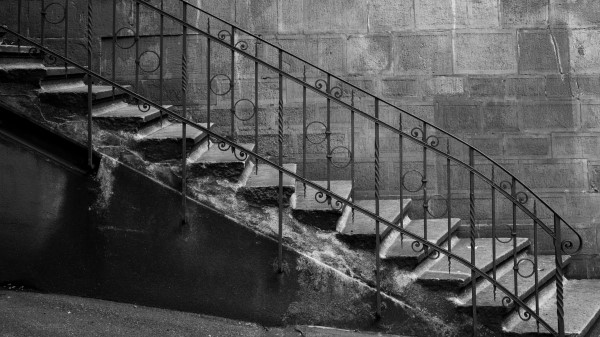 Wall Stairs Bw Wallpaper