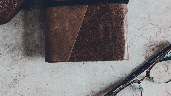 Wallet Leather Glasses Wallpaper