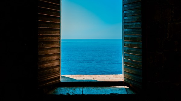 Window Building Sea Wallpaper