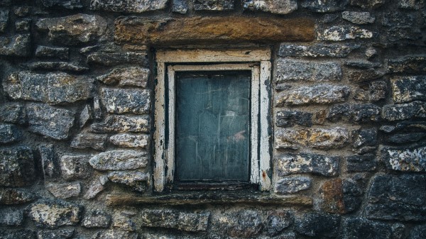 Window Stone Wall Wallpaper