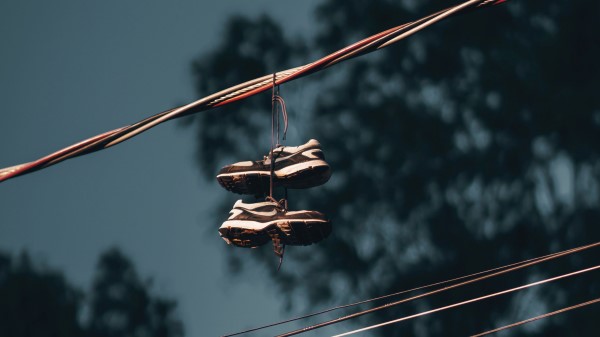 Wires Sneakers Shoes Wallpaper