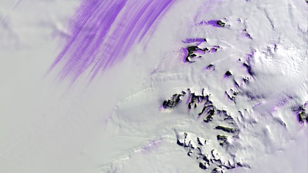 Earth Relief Snow Wallpaper