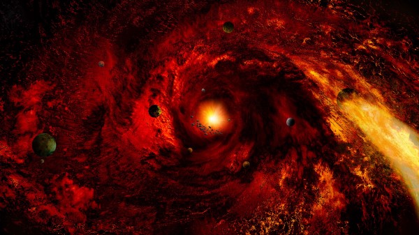 Galaxy Aurora Space Wallpaper