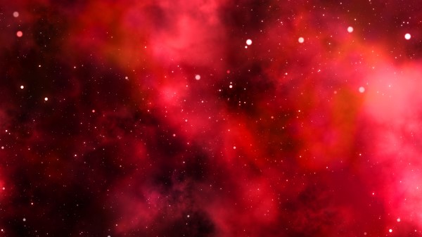 Galaxy Space Red Wallpaper
