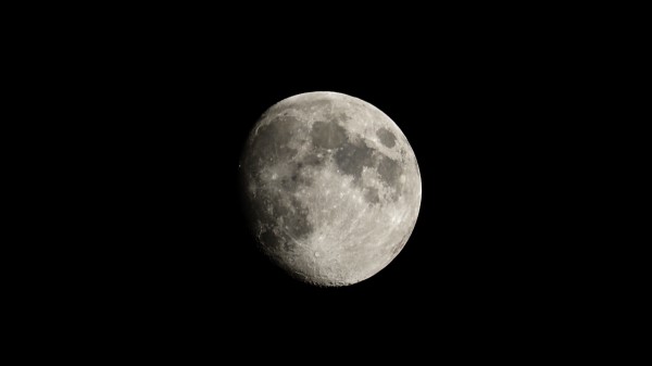 Moon Space Dark Image Wallpaper