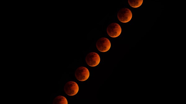 Moon Space Dark Wallpaper