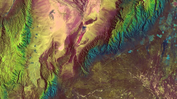 Mountains Relief Earth Wallpaper