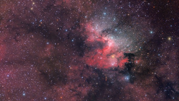 Nebula Space Pink Wallpaper