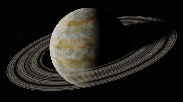 Planet Rings Space wallpaper