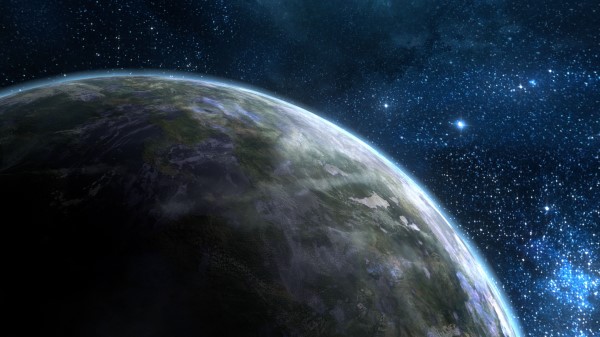 Planet Stars Glow Image Wallpaper