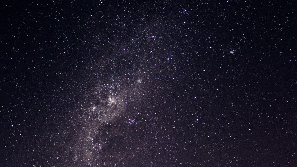 Starry Sky Galaxy Milky Way Glitter Night wallpaper