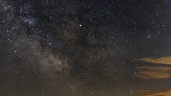 Starry Sky Galaxy Sky Night Brown wallpaper