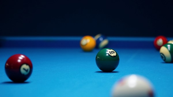 Billiards Bowls Table Broadcloth Wallpaper