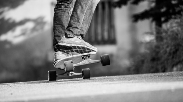 Skateboard Skate Bw wallpaper