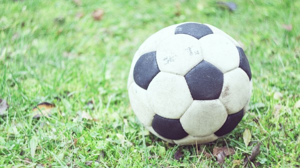 Soccer Ball Football Grass wallpaper