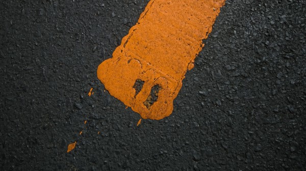 Asphalt Line Paint wallpaper